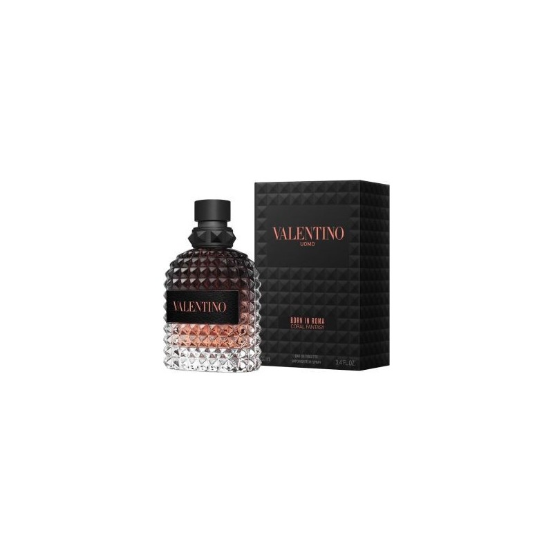 "Valentino Born In Roma Coral Fantasy Homme: A fresh, aromatic, woody, vibrant." "Valentino Born In Roma Coral Fantasy Homme: A fresh, aromatic, woody, vibrant."