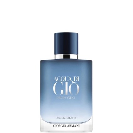 "Armani Acqua di Giò Profondo EDT: Deep, aquatic, mineral, fresh."