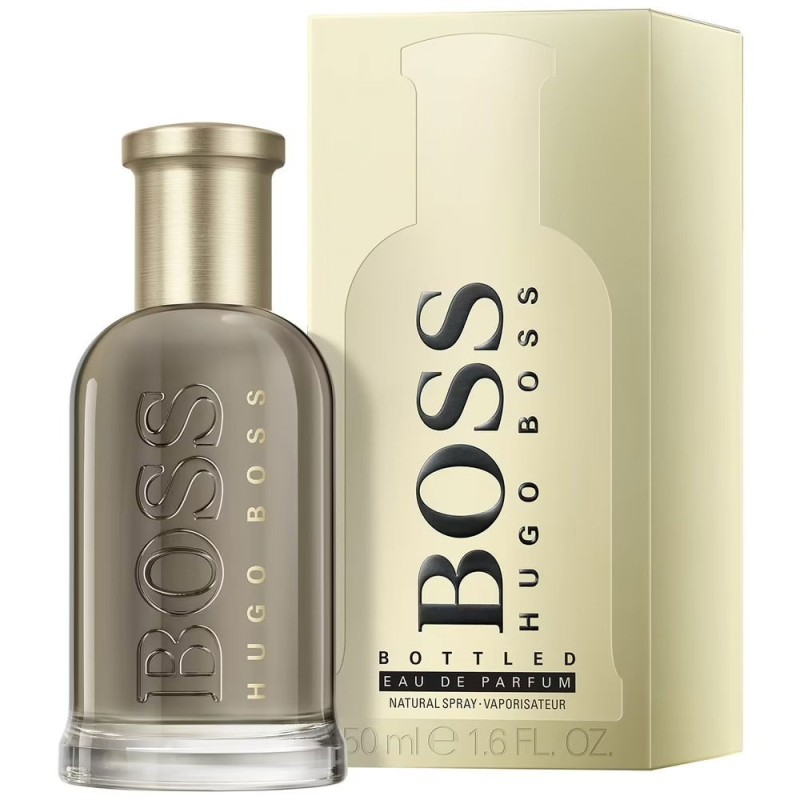 "Boss Bottled EDP: A warm, woody, spicy, apple, modern." "Boss Bottled EDP: A warm, woody, spicy, apple, modern."