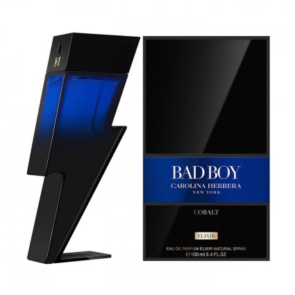 "CH Bad Boy Cobalt Elixir: A powerful, aromatic, woody, dark."