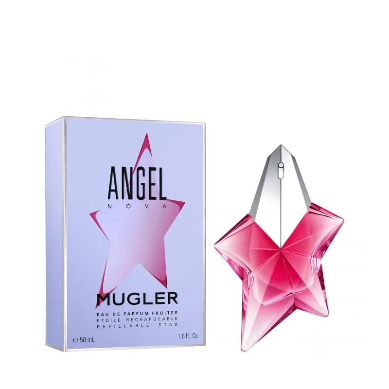 "Mugler Angel Nova: A vibrant, fruity, woody, rose, modern." "Mugler Angel Nova: A vibrant, fruity, woody, rose, modern."