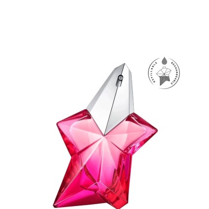 "Mugler Angel Nova: A vibrant, fruity, woody, rose, modern."