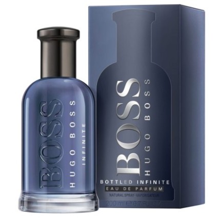 "Boss Bottled Infinite: A fresh, aromatic, woody, oceanic."