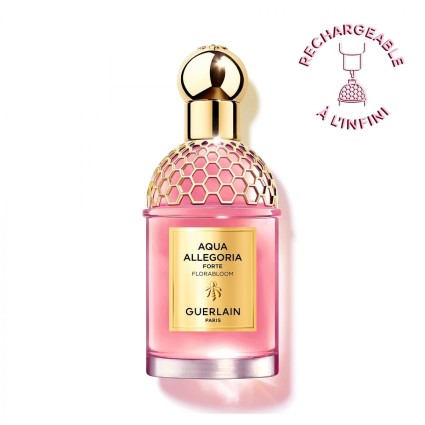 "Guerlain Aqua Allegoria Forte Florabloom: A vibrant, floral, sunny."