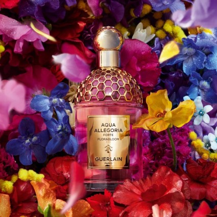 "Guerlain Aqua Allegoria Forte Florabloom: A vibrant, floral, sunny."